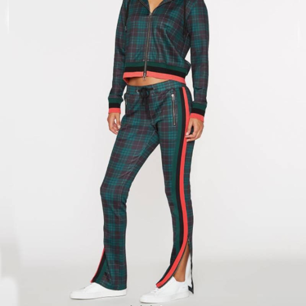 Steward Green Cigarette Track Pant